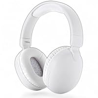 Premium Wireless Bluetooth 5.3 Over-Ear Headphones – White color