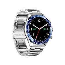 Premium Stainless Steel Smart Watch - Classic face view